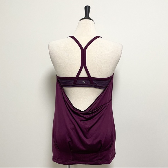 Lululemon C.Y.B. Wee Are From Space Plum Shelf Bra - Picture 4 of 9